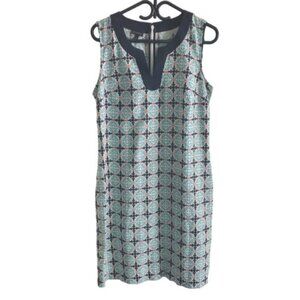 Talbots Grecian Linen-Blend Dress Size 8